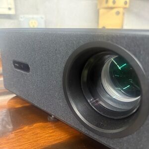 Black Projector with Lens